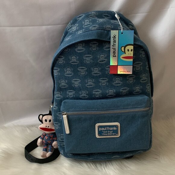 PAUL FRANK All Around Denim Backpack in Light Denim - Picture 1 of 9